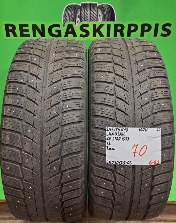 245/45R18 Landsail Ice Star IS33 100H nasta 7mm / 6-22