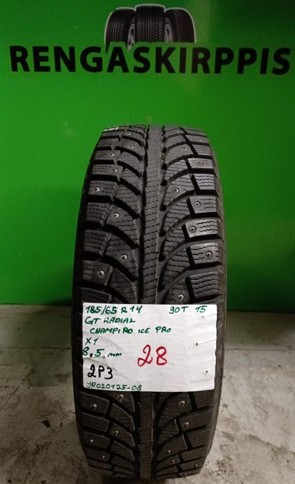 185/65R14 GT Radial Champiro Ice Pro 90T nasta 8,5mm / 2P3