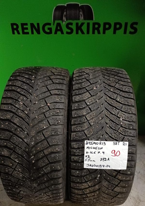 245/40R19 Michelin X-Ice North 4 98T nasta 5,5mm / 7P2A