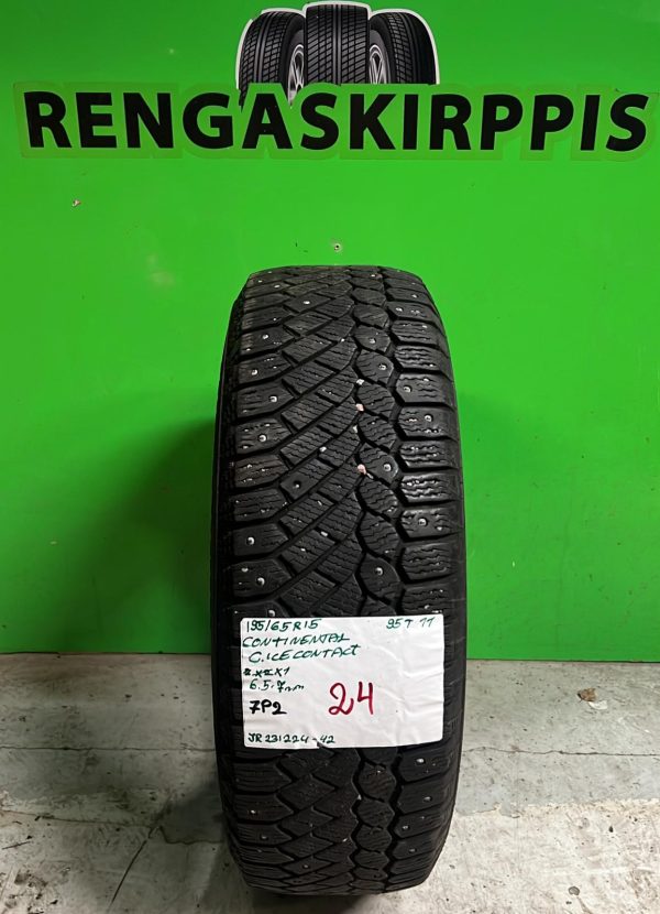 195/65R15 Continental ContiIceContact 95T nasta 6,5-7mm / 7P2