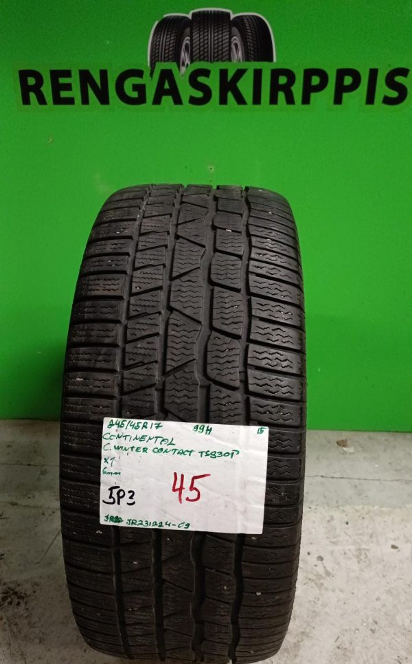 245/45R17 Continental ContiWinterContact TS830P kitka 6mm / 5P3