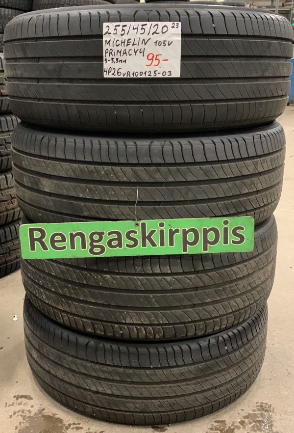 255/45R20 Michelin Primacy 4 105V kesä 5-5,5mm / 4P26