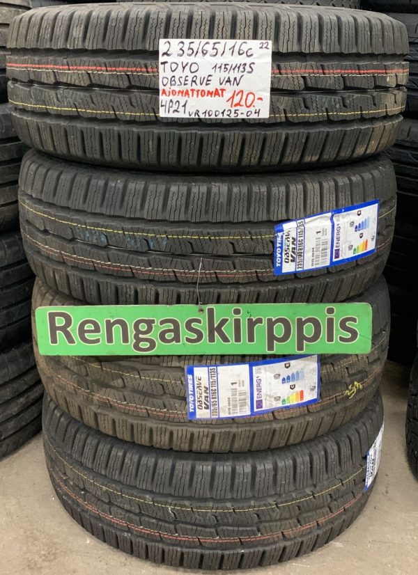 235/65R16C Toyo Observe Van 115/113S kitka Ajamattomat / 4P21