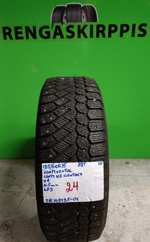 185/60R15 Continental ContiIceContact 88T nasta 6,5mm / 6P3