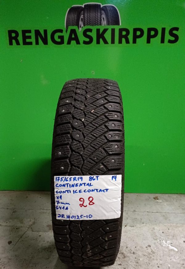 175/65R14 Continental ContiIceContact 86T nasta 7mm / 6V1A