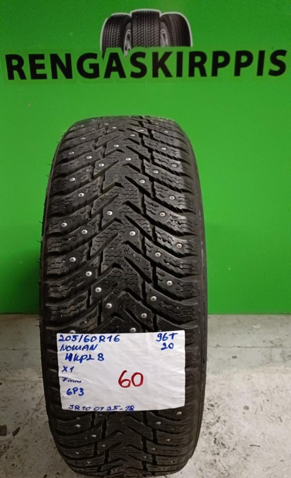 205/60R16 Nokian HKPL 8 96T nasta 7mm / 6P3