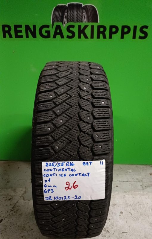 205/55R16 Continental ContiIceContact 94T nasta 6mm / 6P3