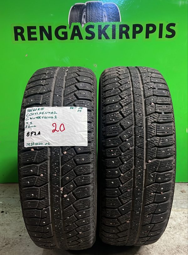 185/60R15 Continental ContiWinter Viking 2 88T nasta 5-6mm / 8P2A