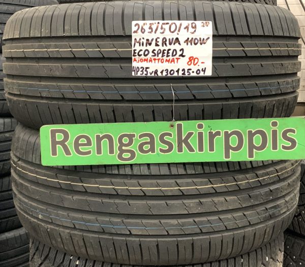 265/50R19 Minerva Eco Speed 2 110W kesä ajamattomat / 4P35