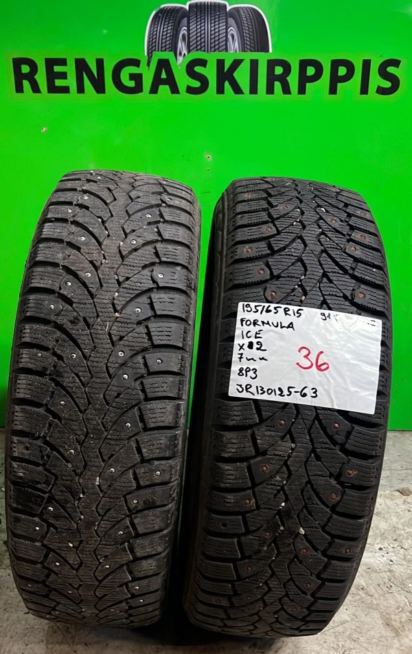 195/65R15 Formula Ice 91T nasta 7mm / 8P3