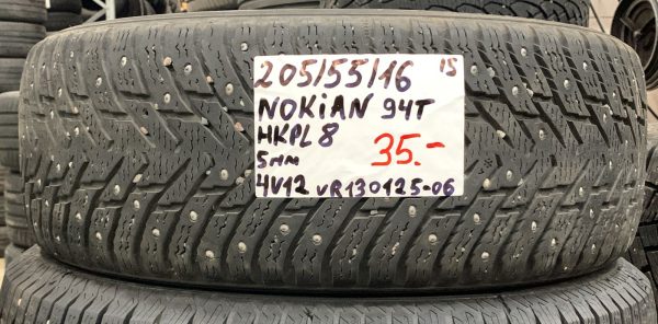 205/55R16 Nokian HKPL 8 94T nasta 5mm / 4V12