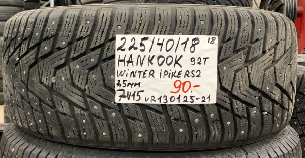 225/40R18 Hankook Winter IPike RS2 92T nasta 7,5mm / 7V15