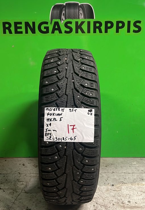 195/65R15 Nokian HKPL 5 95T nasta 5mm / 8P3