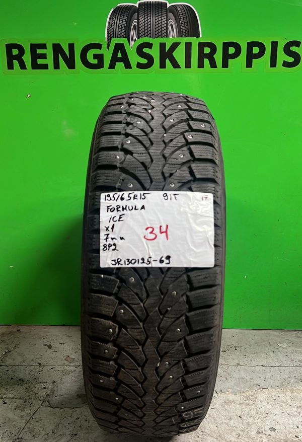 195/65R15 Formula Ice 91T nasta 7mm / 8P2