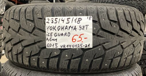 235/45R18 Yokohama Ice Guard 98T nasta 7,5mm / 6P15