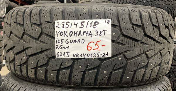 235/45R18 Yokohama Ice Guard 98T nasta 7,5mm / 6P15