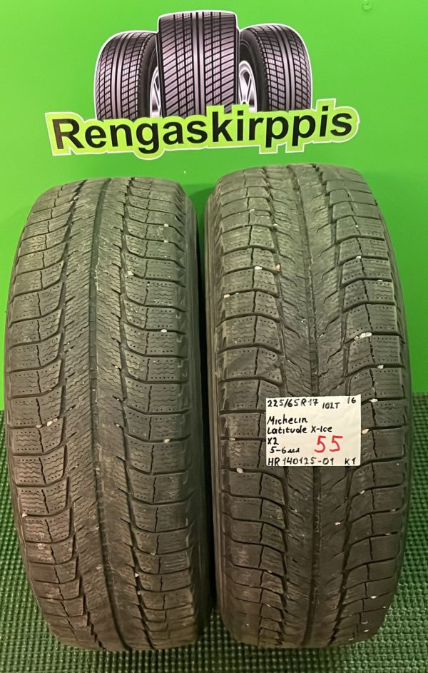 225/65R17 Michelin Latitude X-Ice 102T kitka 5-6mm / K1