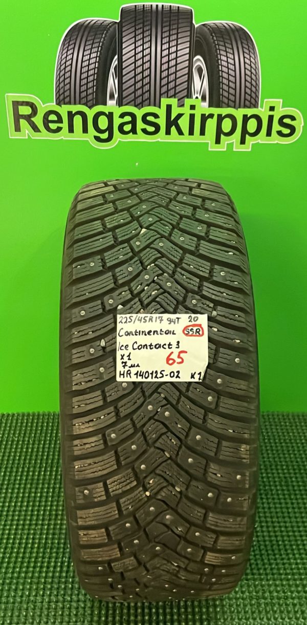 225/45R17 Continental IceContact 3 SSR 94T nasta 7mm / K1