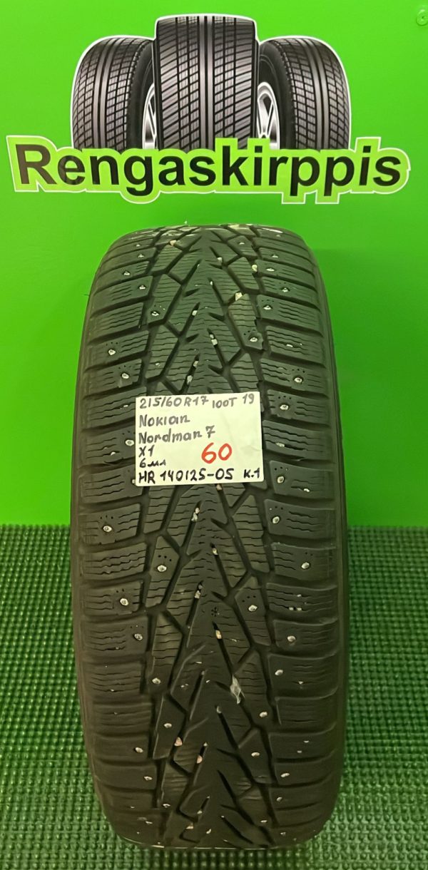 215/60R17 Nokian Nordman 7 100T nasta 6mm / K1