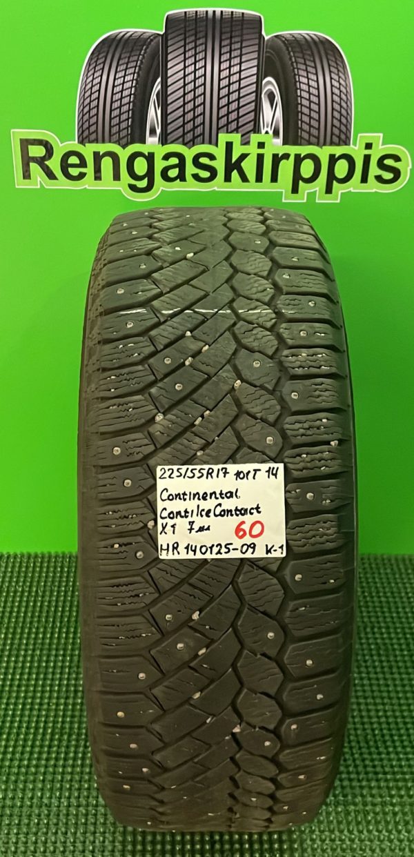 225/55R17 Continental ContiIceContact 101T nasta 7mm / K1