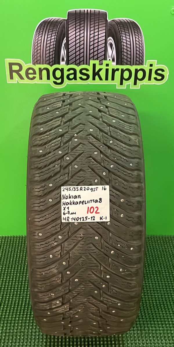 245/35R20 Nokian HKPL 8 95T nasta 6-7mm / K1