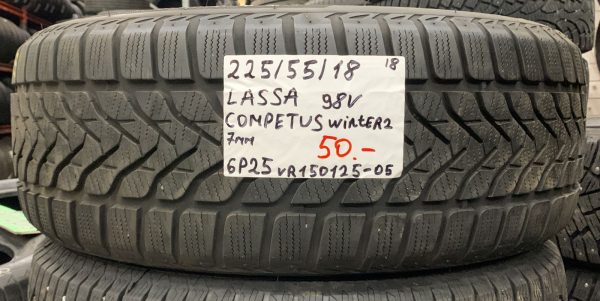 225/55R18 Lassa Competus Winter 2 98V kitka 7mm / 6P25