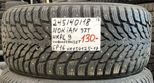 245/40R18 Nokian HKPL 9 97T nasta uudenveroiset / 6P16