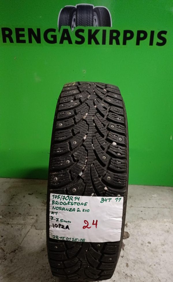 175/70R14 Bridgestone Noranza 2 Evo 84T nasta 7-7,5mm / 10P2A