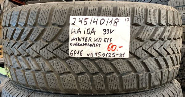 245/40R18 Haida Winter HD617 93V kitka uudenveroiset / 6P16