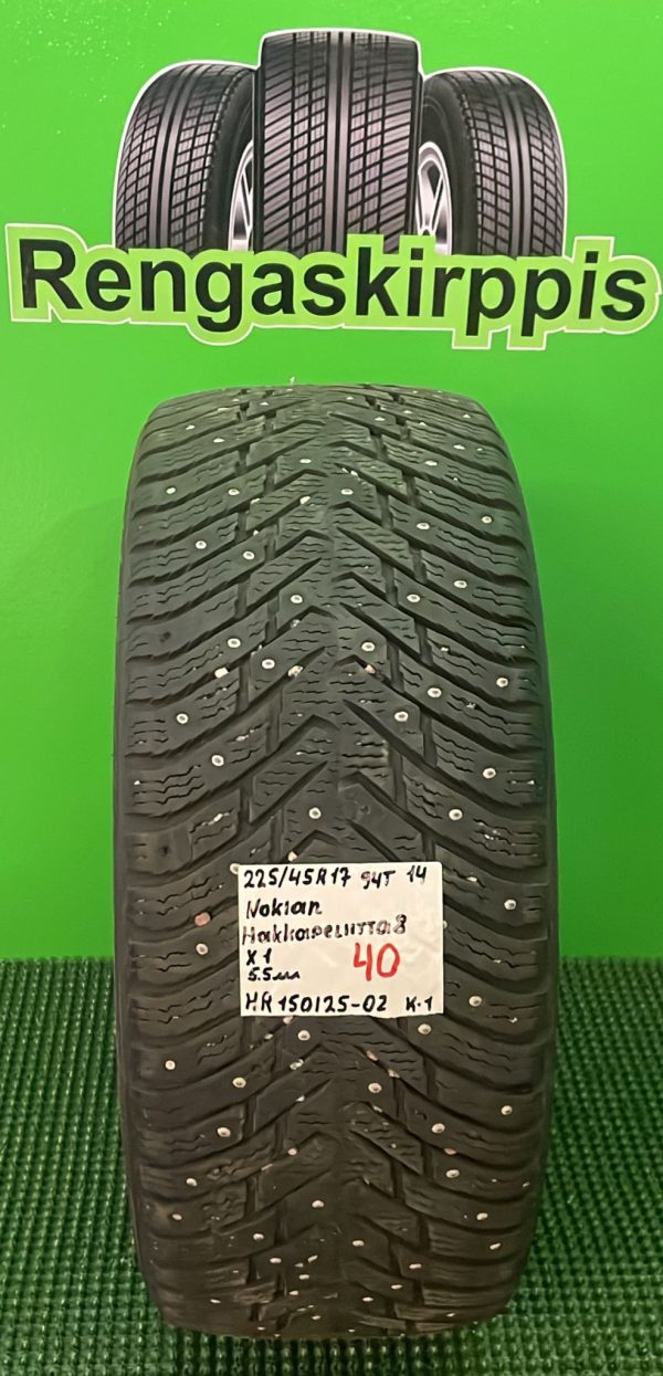 225/45R17 Nokian HKPL 8 94T nasta 5,5mm / K1