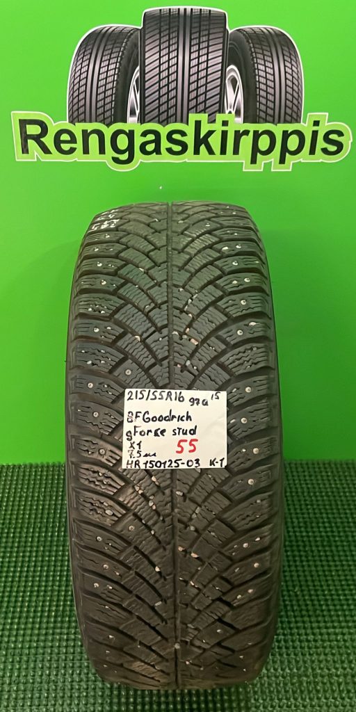 215/55R16 BFGoodrich G-Force Stud 97Q nasta 7,5mm / K1