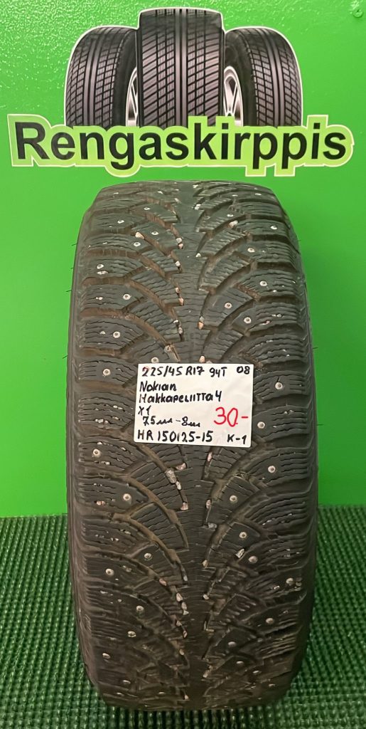 225/45R17 Nokian HKPL 4 94T nasta 7,5-8mm / K1