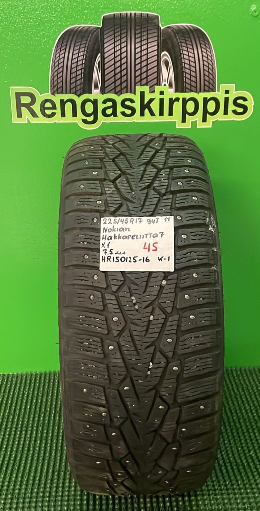 225/45R17 Nokian HKPL 7 94T nasta 7,5mm / K1