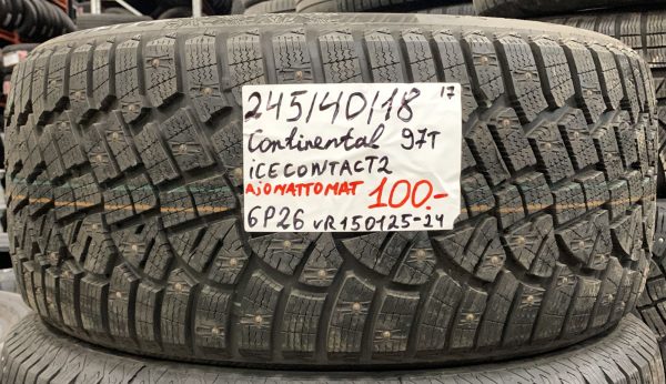 245/40R18 Continental IceContact 2 97T nasta ajamattomat / 6P26