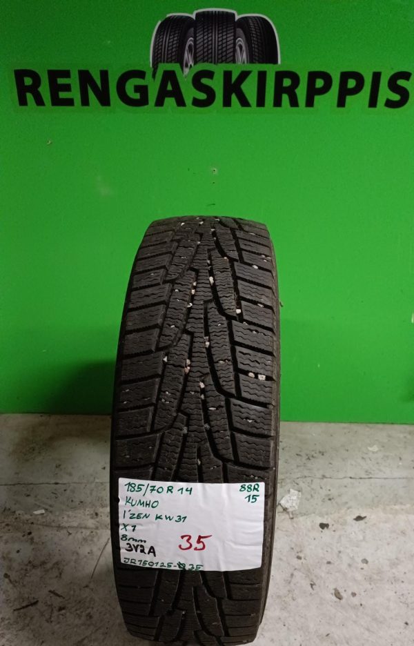 185/70R14 Kumho IZen KW31 88R kitka 8mm / 3V2A