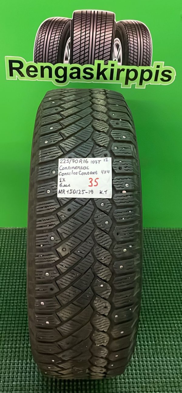 225/70R16 Continental ContiIceContact 4x4 nasta 6mm / K1