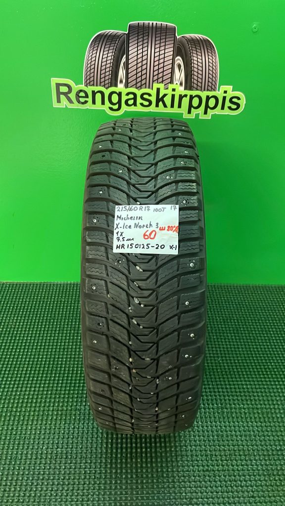 215/60R17 Michelin X-Ice North 3 100T nasta 7,5mm / K1