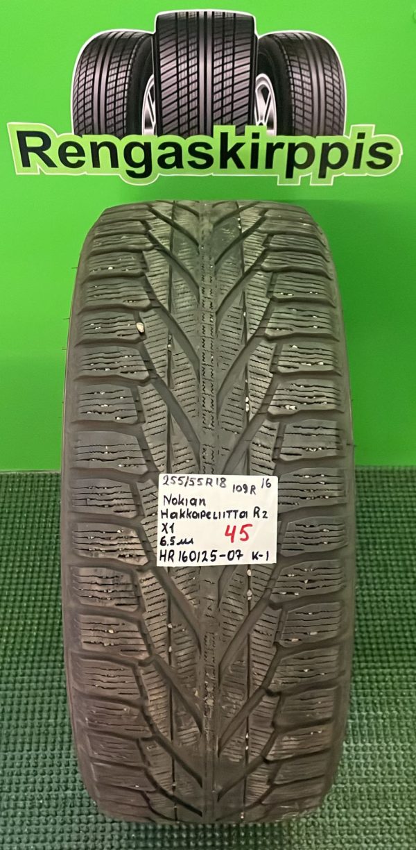 255/55R18 Nokian HKPL R2 109R kitka 6,5mm / K1