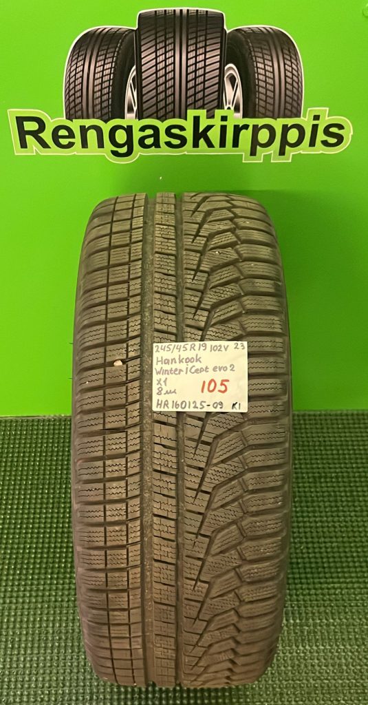 245/45R19 Hankook Winter ICept Evo 2 102V kitka 8mm / K1