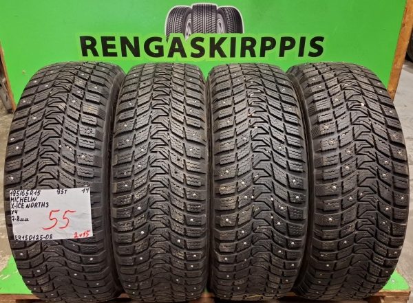 195/65R15 Michelin X-Ice North 3 95T nasta 7-8mm / 2V15