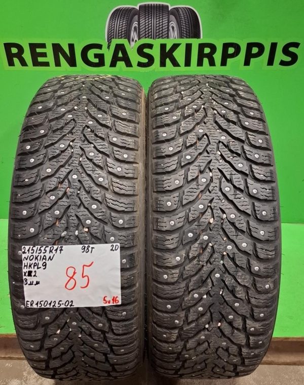 215/55R17 Nokian HKPL 9 98T nasta 8mm / 5V16