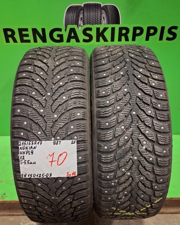 215/55R17 Nokian HKPL 9 98T nasta 5-5,5mm / 5V16