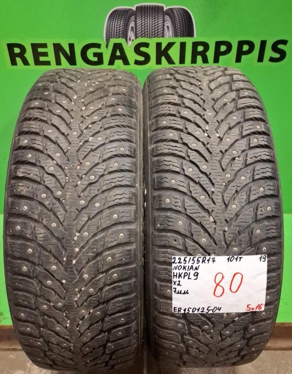 225/55R17 Nokian HKPL 9 101T nasta 7mm / 5V16