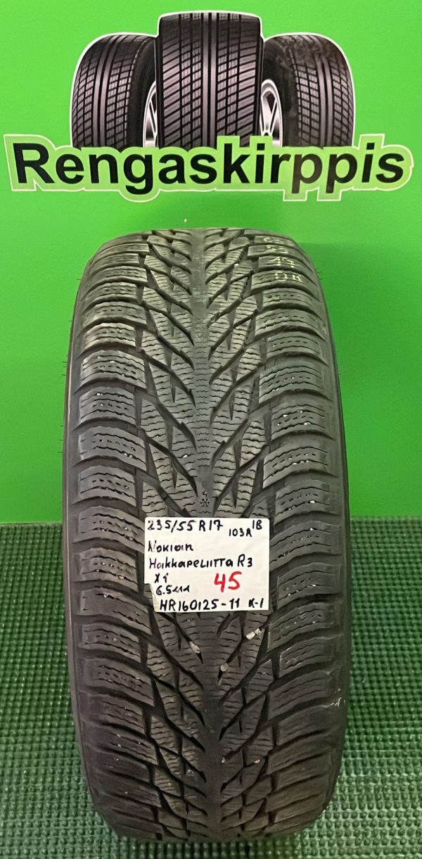 235/55R17 Nokian HKPL R3 103R kitka 6,5mm / K1