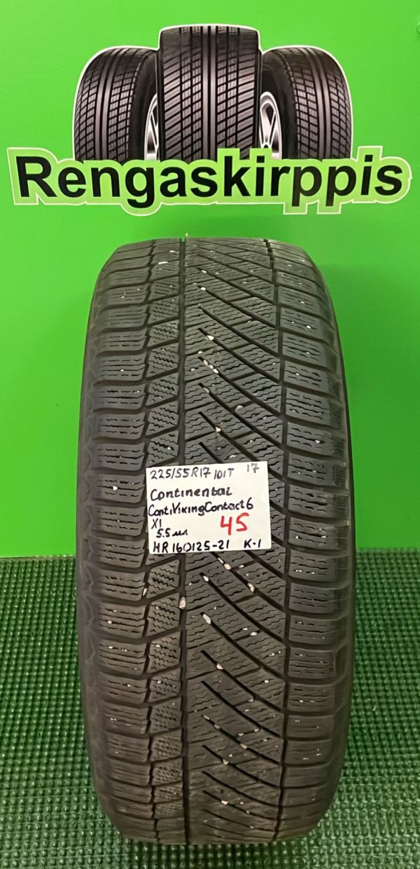 225/55R17 Continental ContiVikingContact 6 101T kitka 5,5mm / K1