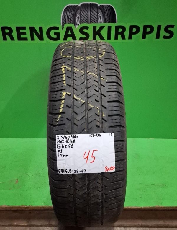 215/60R16C Michelin Agilis 51 103/101T kesä 5,5mm / 3P10