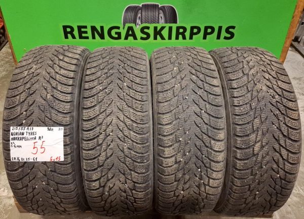 215/55R17 Nokian Tyres HKPL R3 98R kitka 5-6mm / 5V15