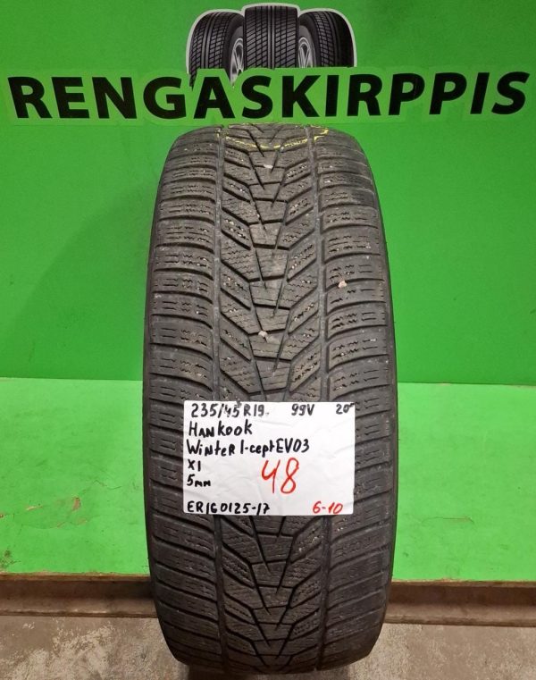 235/45R19 Hankook Winter ICept Evo 3 99V kitka 5mm / 6-10