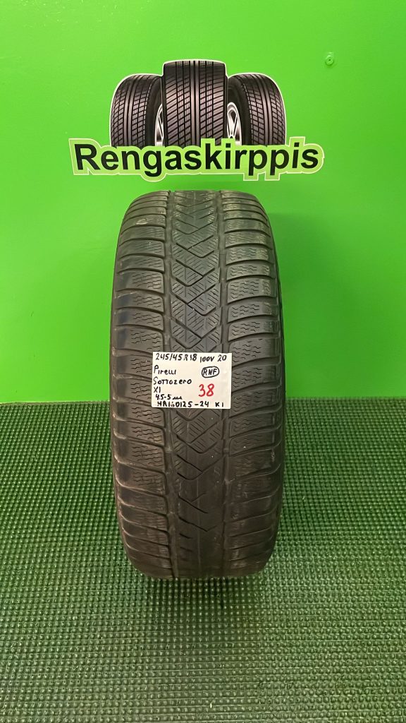 245/45R18 Pirelli SottoZero Runflat 100V kitka 4,5-5mm / K1