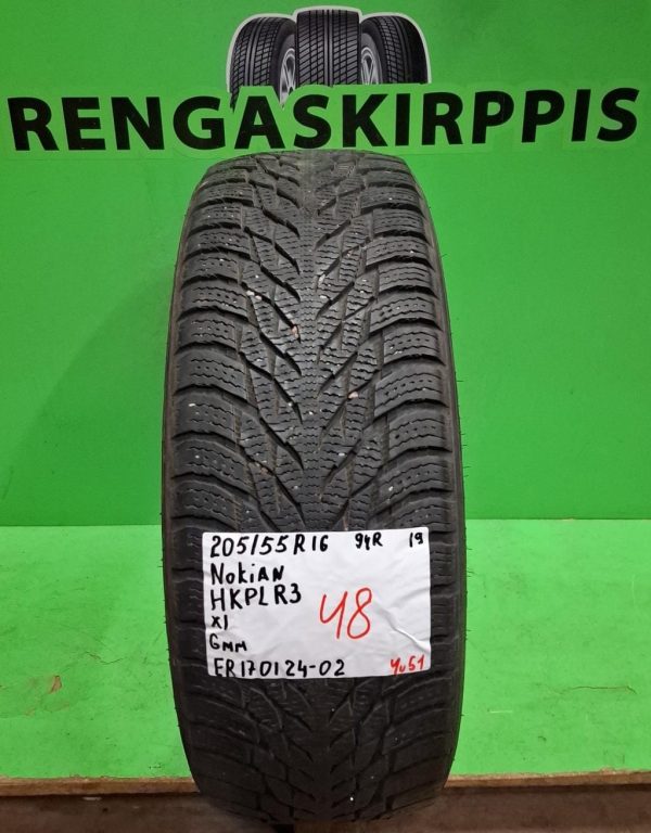 205/55R16 Nokian HKPL R3 94R kitka 6mm / 4V51